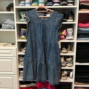 Arula Tiered Denim Dress